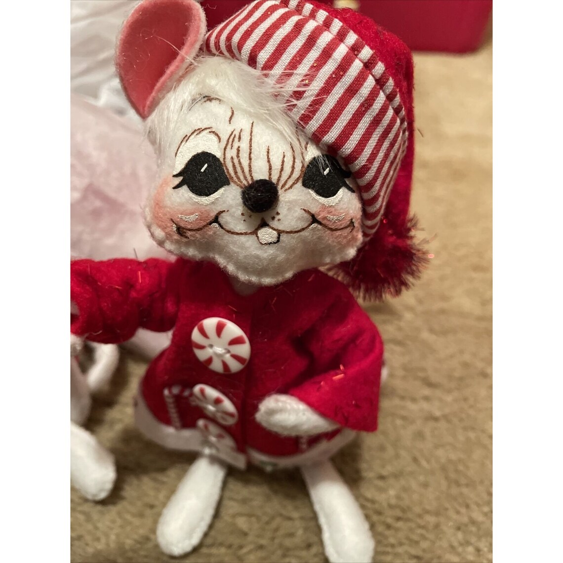 ANNALEE DOLL LOT 4 Christmas Mice Figures 5 Etsy