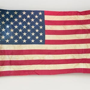 Vintage 50 Star American Flag - Etsy