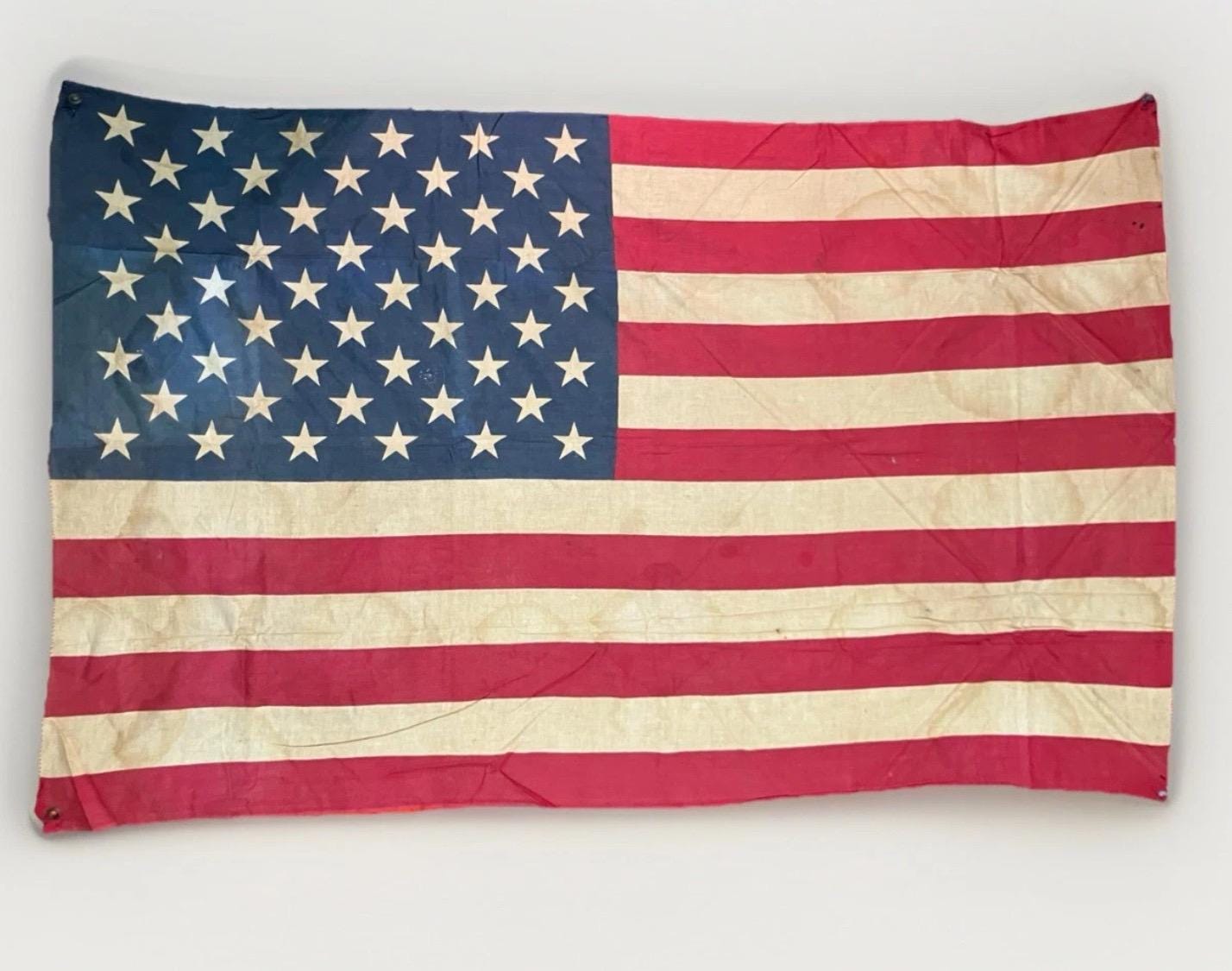 Vintage 50 Star American Flag - Etsy