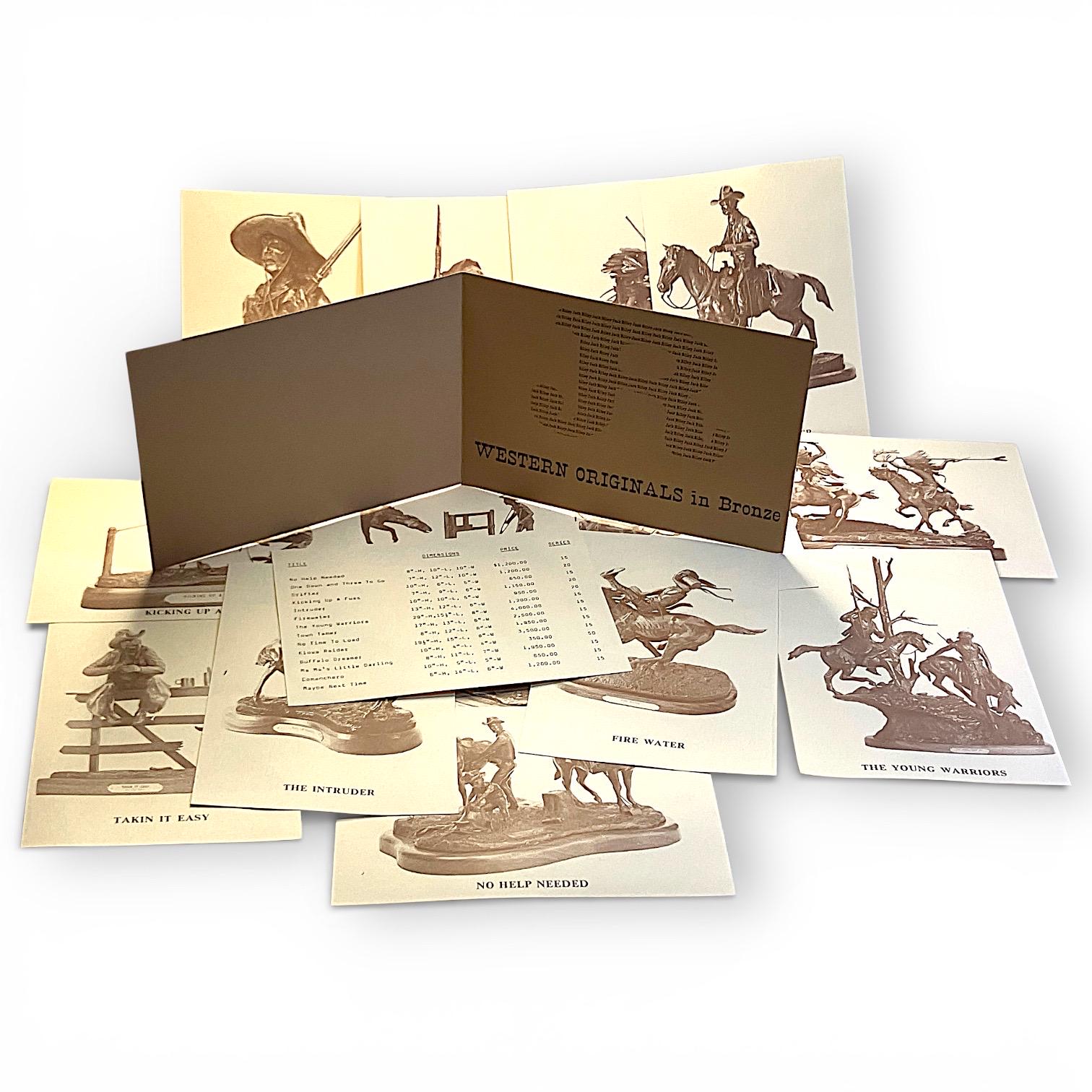 Jack Riley Western Bronze Sculpture Presentation Folio (14 Plates) - Etsy