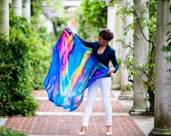 Rainbow Maker LUXURY SILK SCARF