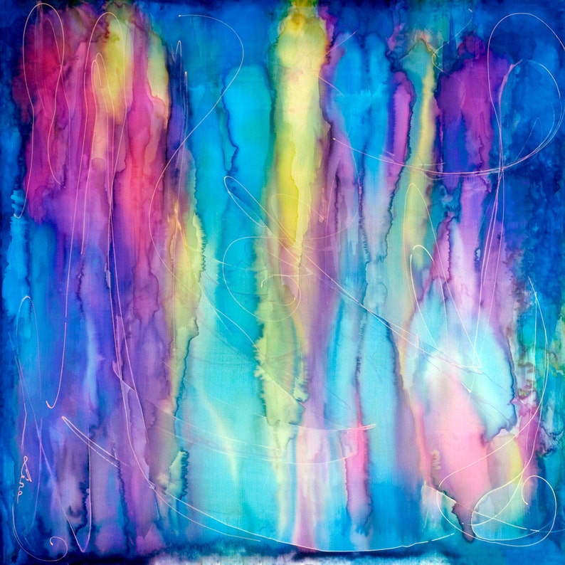 Rainbow Maker LUXURY SILK SCARF image 5