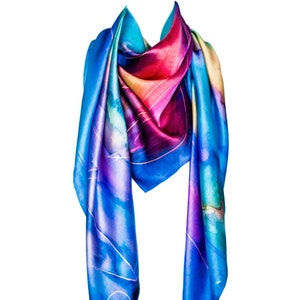 Rainbow Maker LUXURY SILK SCARF image 3