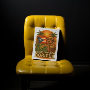 Orgullo de ser Boricua png sublimation design Puerto Rico png Jibaro boriken