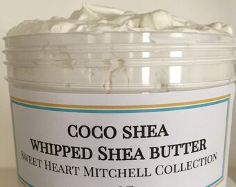 Coco Shea Whipped Shea Butter Mischung mit Vitamin E 12 oz