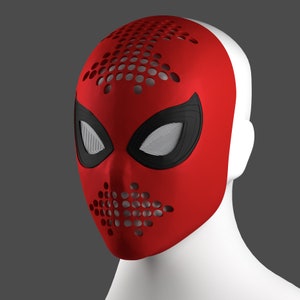 Spiderman inspired Far From Home / Homecoming Faceshell and Lenses