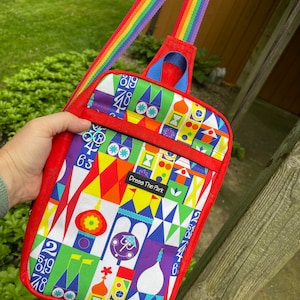 Bags with character, Small World, Rainbow themed sling bag