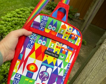 Bolsos con carácter, Small World, bolso bandolera con temática arcoíris