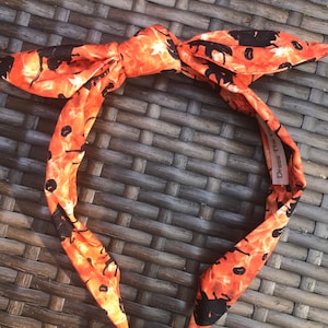 Headbands with character, Headless horseman,  Halloween, fall themed bow band