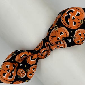 キャラクター付きヘッドバンド、秋、ハロウィンをテーマにしたリボンバンド
