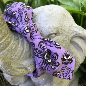 Headbands with character, haunted wallpaper themed bow band