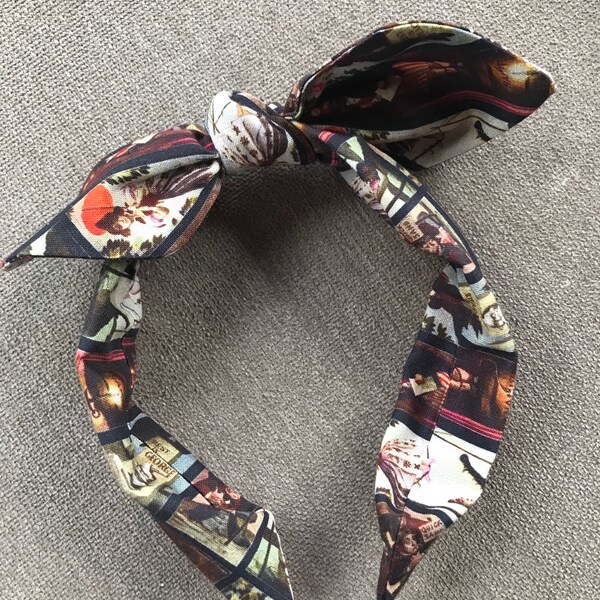 Headbands with character, Haunted Mansion, stretching portraits themed bow band