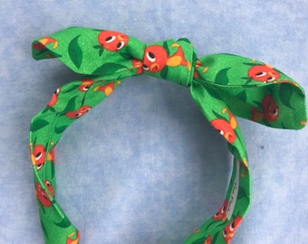 Headbands with character, The Orange Bird  themed Bow band