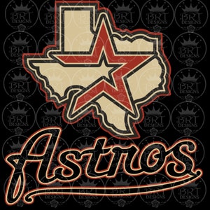 ASTROS - Houston Texas - Retro - PNG