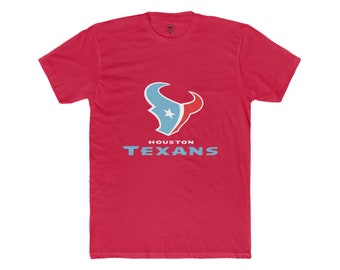 Texans in Oilers colors Men's Cotton Crew Tee