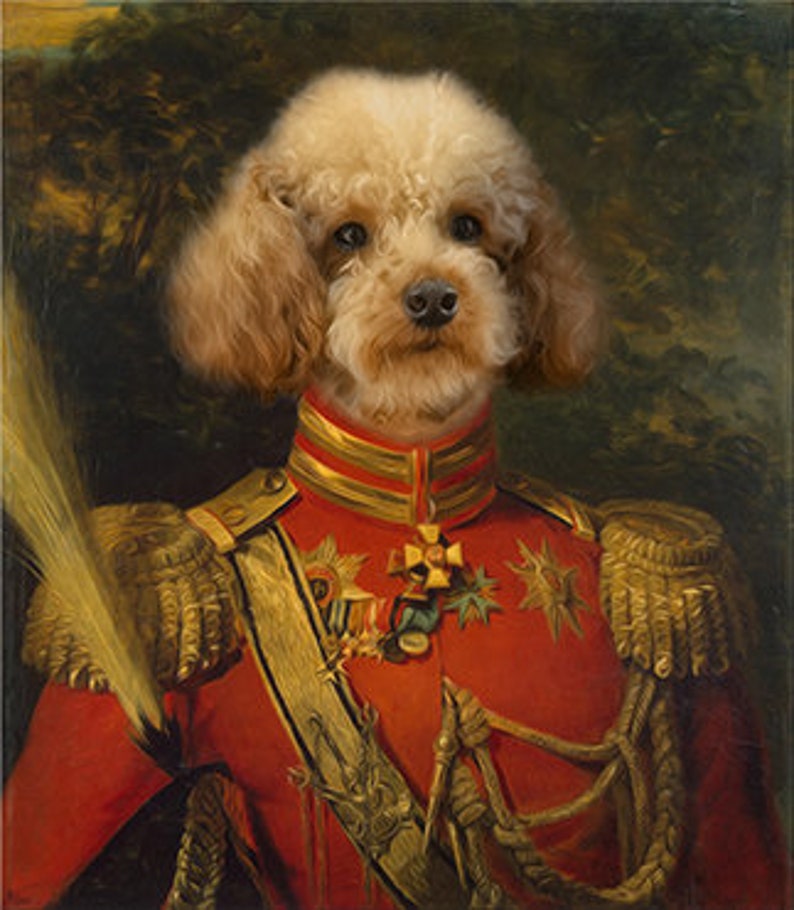 Etsy Awards Finalist Renaissance Pet Portrait Custom Etsy