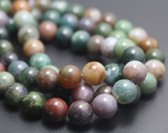 India Agate Beads,6mm/8mm/10mm/12mm Smooth and Round Beads,15 inches one starand
