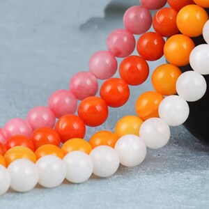 Natural Shell Pearls Smooth Round Beads,15 inches one strand