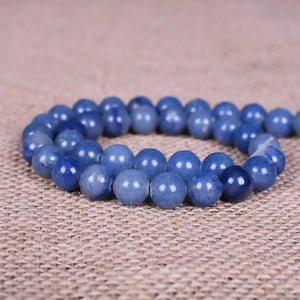 Natürliche blaue Aventurin Edelstein Perlen,6mm/8mm/10mm/12mm Glatte und Runde Stein Perlen,15 zoll ein Strang