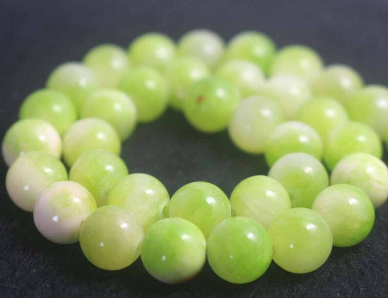 Smooth and Round Jade Beads6mm/8mm/10mm/12mm Dyed Candy Jade Etsy