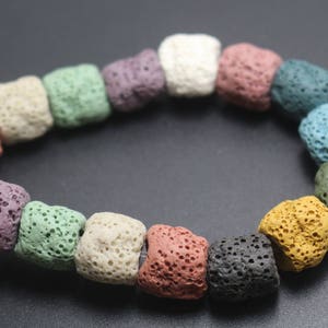 Mixcolor Lava Beads,Mixcolor Volcanic Rock Lava Beads Wholesale Supply,15 inches one starand