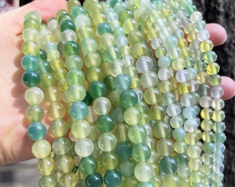 Natural crystal grape color agate  Smooth and Round Beads,6mm/8mm/10mm/12mm Agate Wholesale Bulk Supply,15 inches one starand