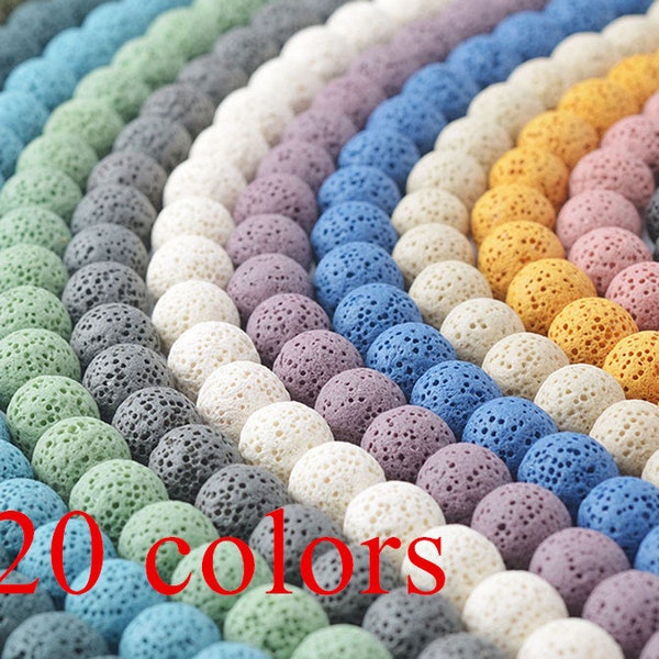 Lava Round Shape Beads,Volcanic Rock Beads,6mm 8mm 10mm 12mm 14mm 16mm lava beads,15 inches one starand