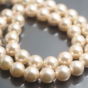 6mm/8mm/10mm/12mm South Sea Shell Pearl Smooth and Round Beads,15 inches one starand