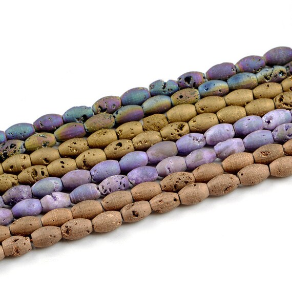 frosted purple titanium druze cylinder frosted purple titanium druze cylinder
