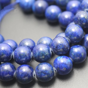 Dyed Lapis Lazuli Beads,Smooth and Round Stone Beads,4mm/6mm/8mm/10mm/12mm Beads Supply,15 inches one starand