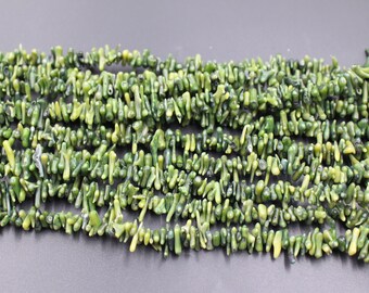 Natural Green Coral Unshaped Beads, Natural Green Coral Unshaped Beads supply,Loose Beads Wholesale