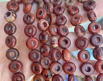 5×10mm Natural Gemstone Jade Tiger's eye Safety Button Loose Beads, DIY  Handmade Beaded accessories Supply