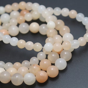 Pink Aventurine Gemstone Beads,6mm/8mm/10mm/12mm Smooth and Round Stone Beads,15 inches one starand