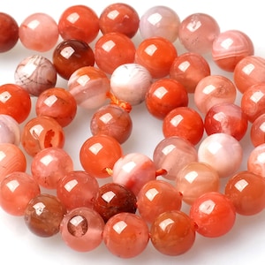 Natural South Red Agate Beads,6mm/8mm/10mm/12mm Natural Agate Beads,15 inches one starand