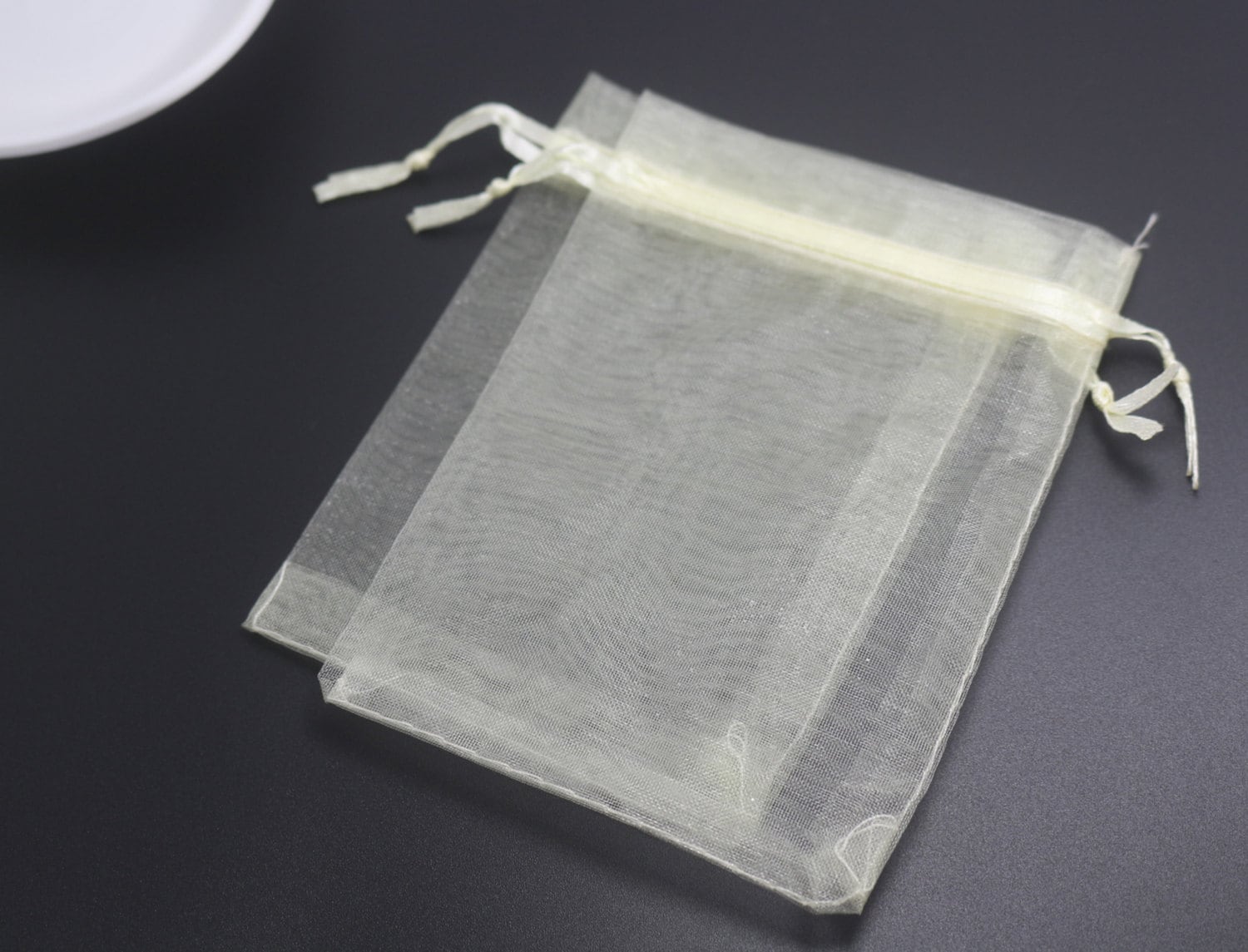 100 pcs Ivory Organza Gift Bags Ivory Organza BagGift Bag Etsy