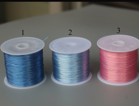 3 rolls Elastic Thread Wire,Elastic Thread Cords,Jewelry making/findings,0.8mm