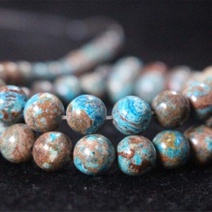 Natural Blue Pattern Agate Smooth and Round Beads,4mm/6mm/8mm/10mm/12mm Agate Beads Wholesale Bulk Supply,15 inches one starand