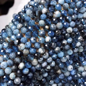 Natural Aquamarine Faceted Round Beads,6mm/8mm/10mm/12mm Faceted Aquamarine  Gemstone DIY Loose Beads Supply,15 inches one starand