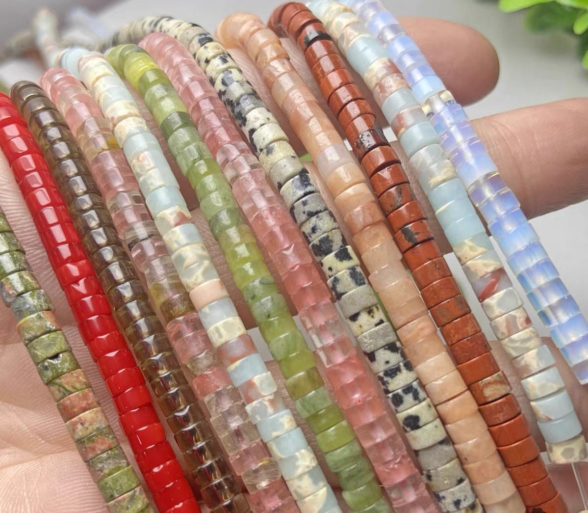 2 Stück Amethyst Perlen 4mm - Natürliche Edelsteinperlen Für Schmuckherstellung