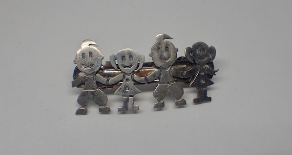 Taxco Sterling Silver Barrette Children Boys & Gi… - image 1