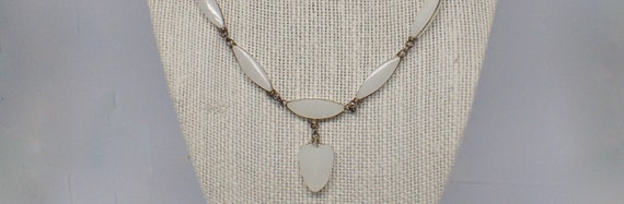 Antique Agate Heart Pendant Rolled Gold Necklace … - image 1