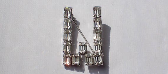 Kramer of New York Sterling W Letter 1940's Initi… - image 1