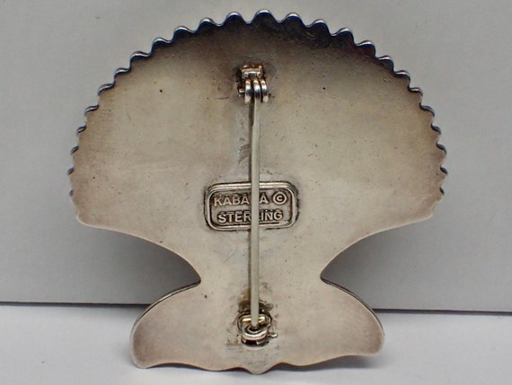 Kabana Sterling Scallop Shell Whale Tail Brooch P… - image 7