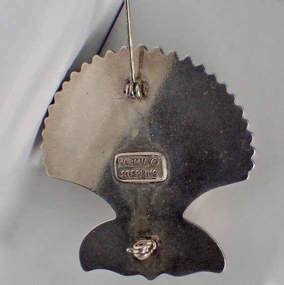 Kabana Sterling Scallop Shell Whale Tail Brooch P… - image 4