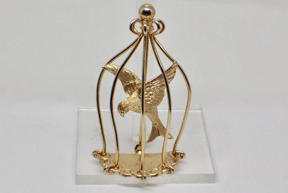 Napier 1960s birdcage brooch, - Gem