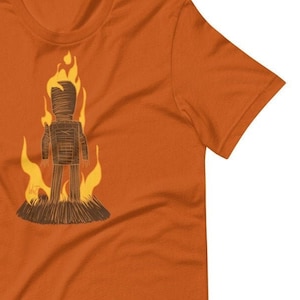 Chibi Wicker Man T-Shirt Unisex Autumn