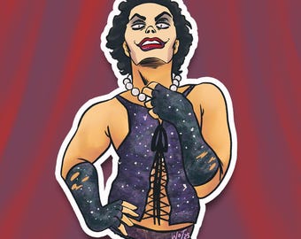 Rocky Horror Picture Show Frank-N-Furter Vinyl Sticker