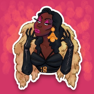 Mistress Evangelista Abundance FX Pose Screen Icon Vinyl Sticker