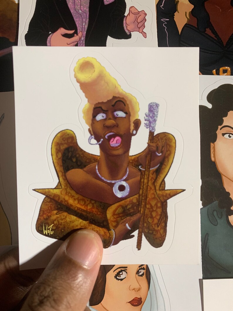 Ruby Rhod Screen Icon Vinyl Sticker image 2