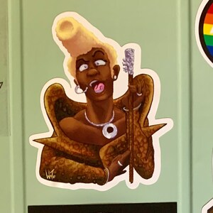 Ruby Rhod Screen Icon Vinyl Sticker image 3